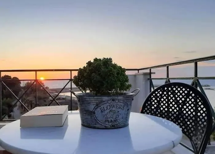 A View From The Attic Window. Kyparissia, Messinia