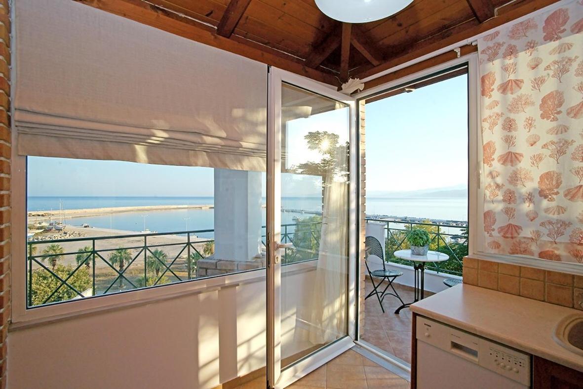 A View From The Attic Window. Kyparissia, Messinia Kyparissia